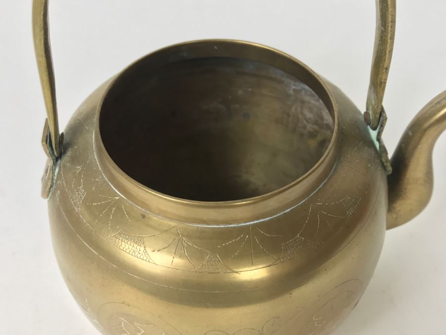 Vintage Asian Brass Teapot [Photo 8]