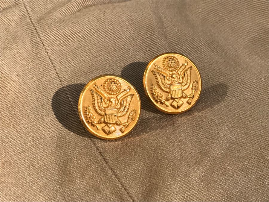 Vintage Girls ARMY Nurse WWII Uniform Hand Made In India Includes Jacket With Belt, (2) Hats, (2) Skirts And Extra Buttons [Photo 27]