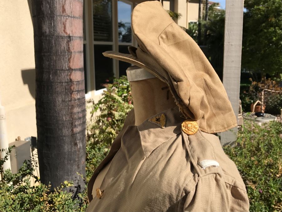 Vintage Girls ARMY Nurse WWII Uniform Hand Made In India Includes Jacket With Belt, (2) Hats, (2) Skirts And Extra Buttons [Photo 30]