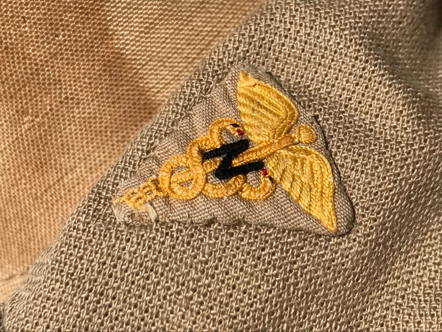 Vintage Girls ARMY Nurse WWII Uniform Hand Made In India Includes Jacket With Belt, (2) Hats, (2) Skirts And Extra Buttons [Photo 8]