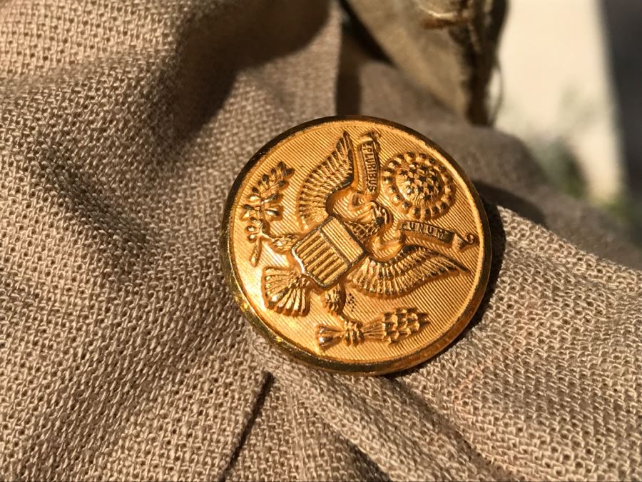 Vintage Girls ARMY Nurse WWII Uniform Hand Made In India Includes Jacket With Belt, (2) Hats, (2) Skirts And Extra Buttons [Photo 9]