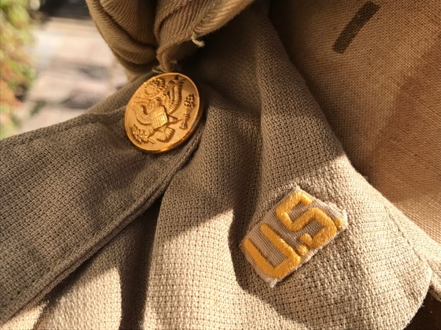 Vintage Girls ARMY Nurse WWII Uniform Hand Made In India Includes Jacket With Belt, (2) Hats, (2) Skirts And Extra Buttons [Photo 15]