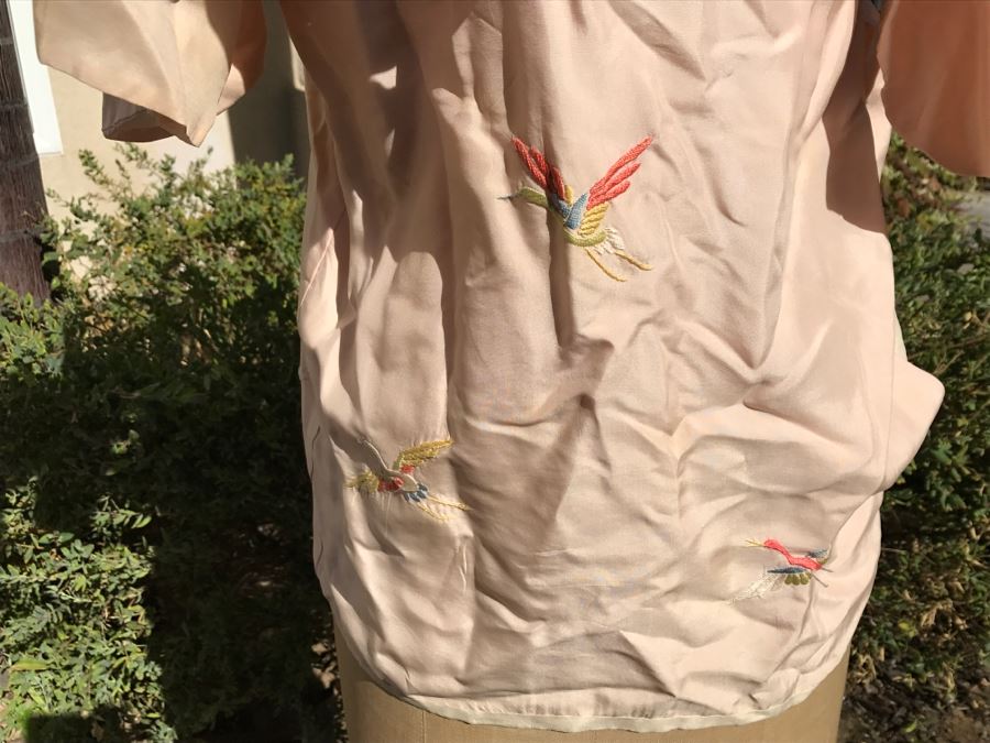 Vintage 1940's Japanese Girl's Kimono Robe Made In Occupied Japan [Photo 8]