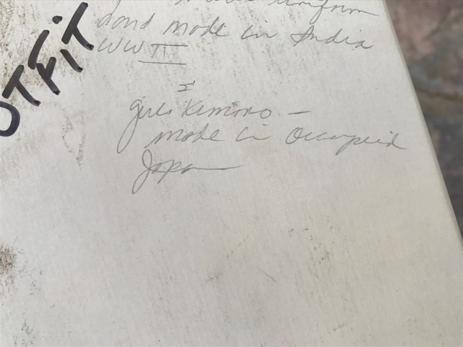 Vintage 1940's Japanese Girl's Kimono Robe Made In Occupied Japan [Photo 2]