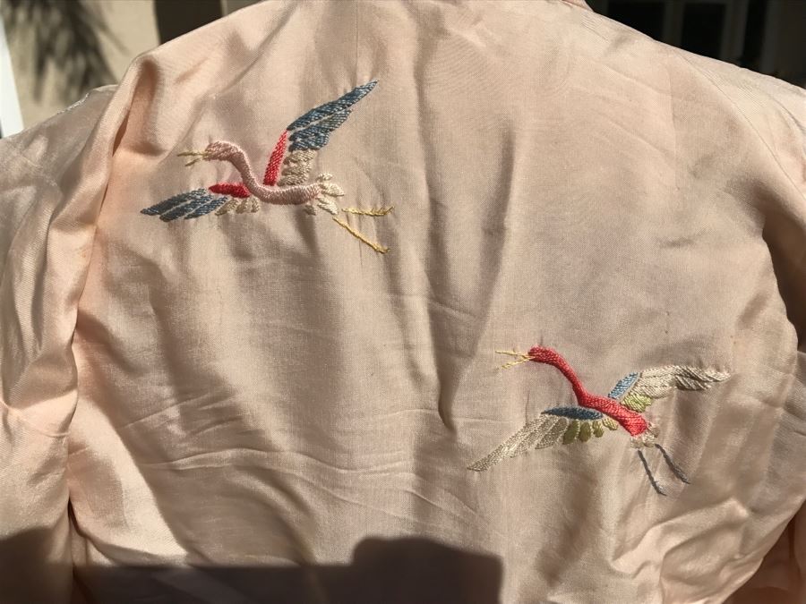 Vintage 1940's Japanese Girl's Kimono Robe Made In Occupied Japan [Photo 7]