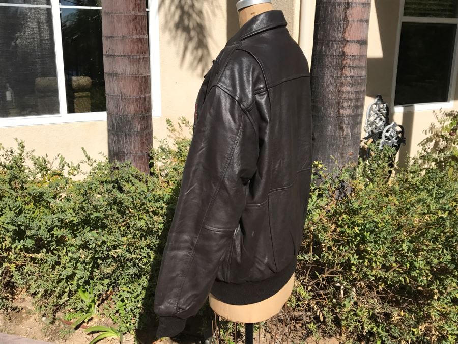 Men's Leather National Rifle Association NRA Life Member Jacket Size M [Photo 4]