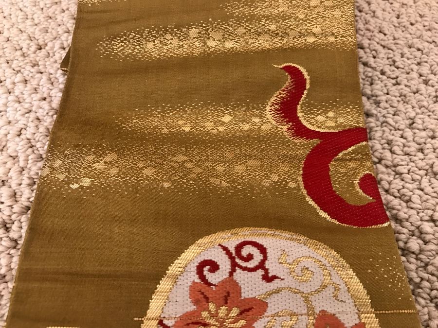 Vintage Japanese Kimono Robe And Belt With Note That It Had To Be Hidden During WWII [Photo 19]