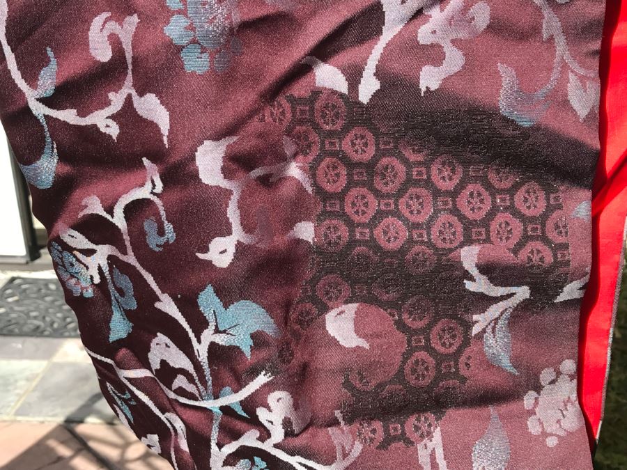 Vintage Japanese Kimono Robe And Belt With Note That It Had To Be Hidden During WWII [Photo 8]