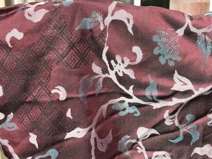 Vintage Japanese Kimono Robe And Belt With Note That It Had To Be Hidden During WWII [Photo 10]