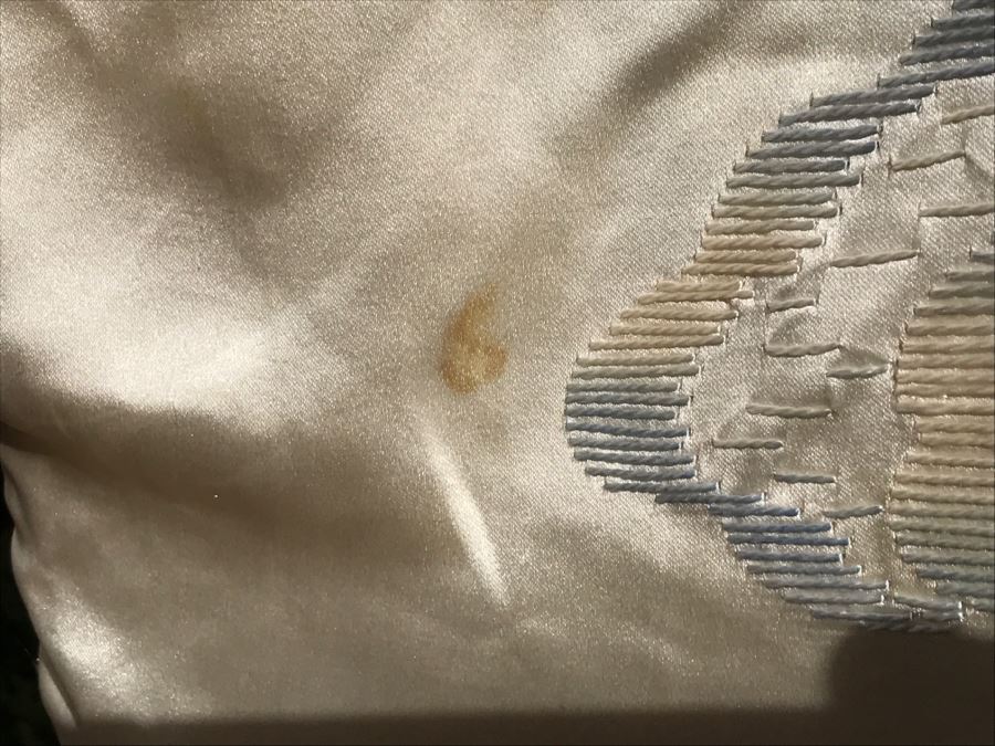 Vintage Japanese Kimono Silk Robe With Embroidered Dragon Serpent On Back [Photo 11]