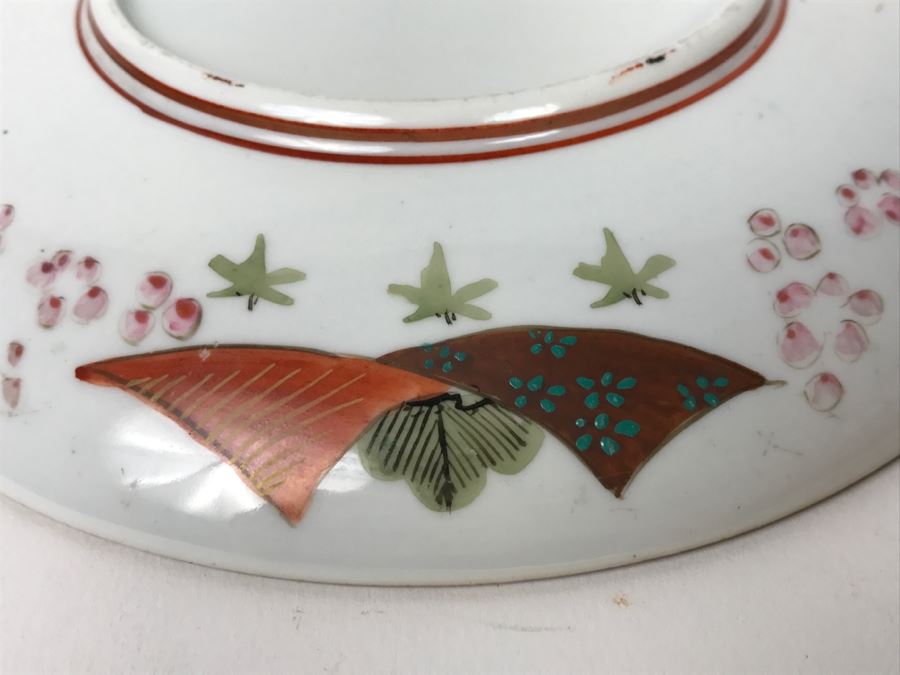 Signed Hand Painted Asian Porcelain Dish [Photo 14]