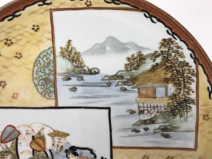 Signed Hand Painted Asian Porcelain Dish [Photo 10]