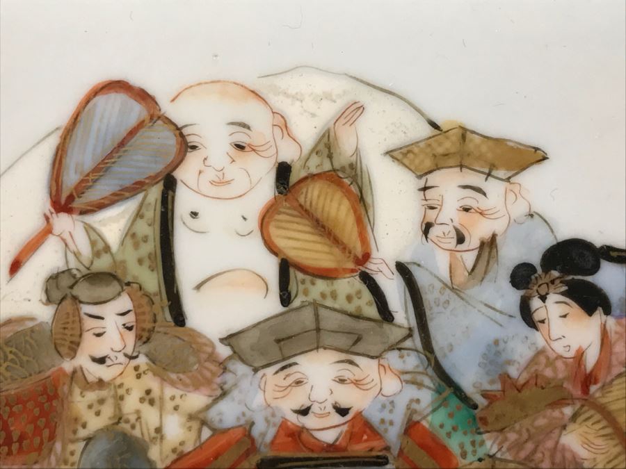 Signed Hand Painted Asian Porcelain Dish [Photo 6]