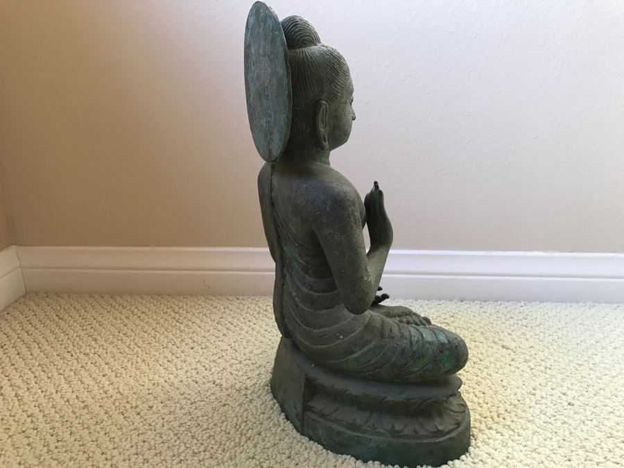 Metal Meditating Buddha Statue [Photo 12]