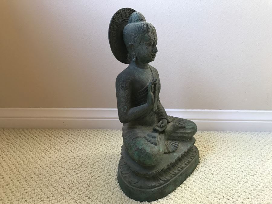 Metal Meditating Buddha Statue [Photo 8]
