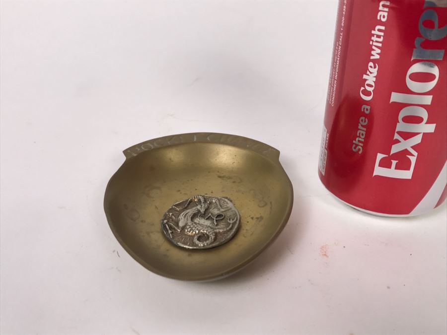 Vintage Brass Pocket Change Holder And Capricorn Pendant [Photo 9]