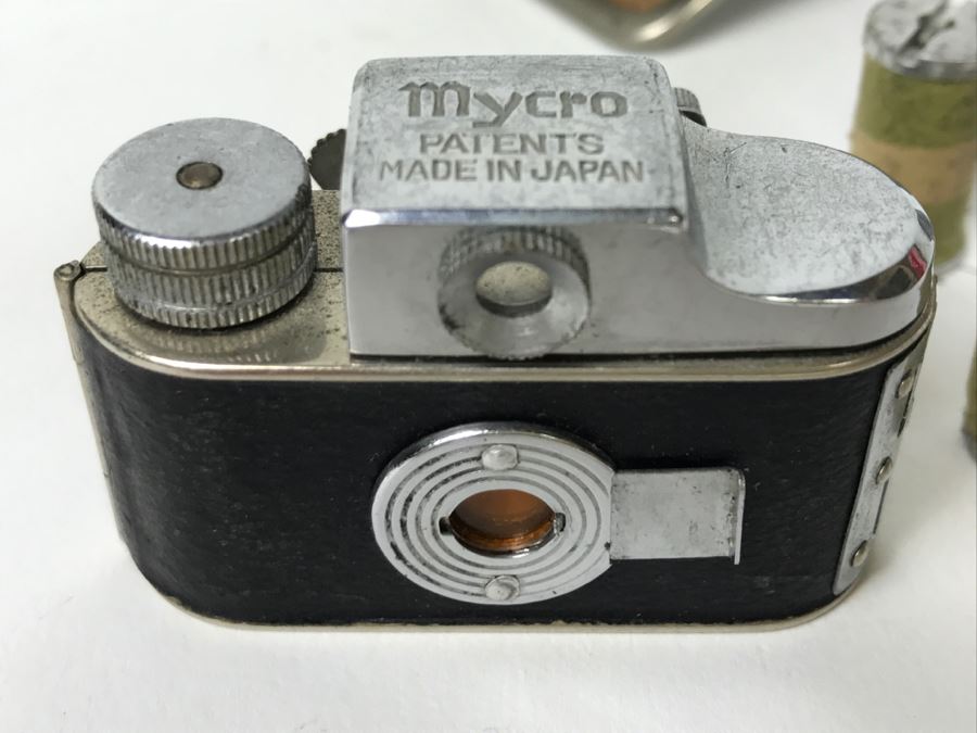 Vintage Mycro Miniature Spy Film Camera With Film Made In Japan [Photo 7]