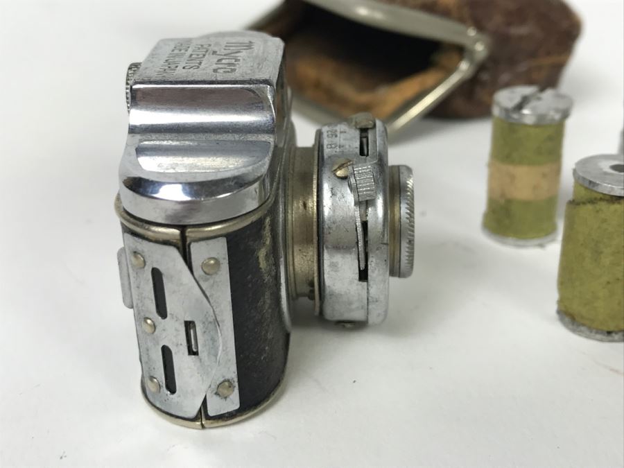 Vintage Mycro Miniature Spy Film Camera With Film Made In Japan [Photo 5]