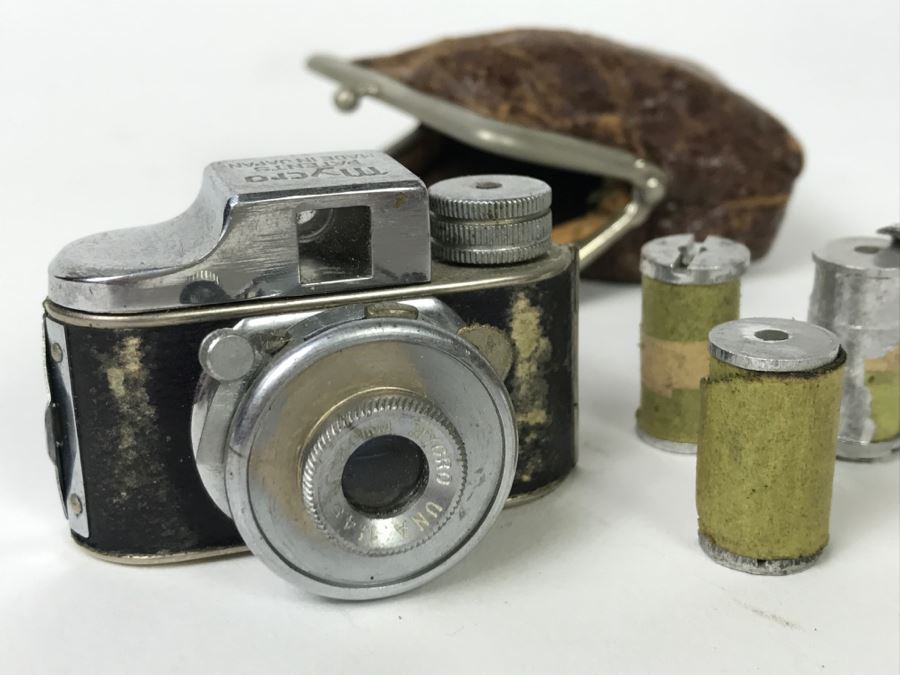 Vintage Mycro Miniature Spy Film Camera With Film Made In Japan [Photo 9]