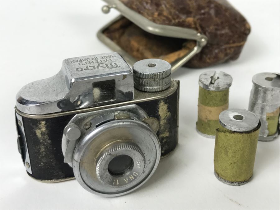 Vintage Mycro Miniature Spy Film Camera With Film Made In Japan [Photo 10]