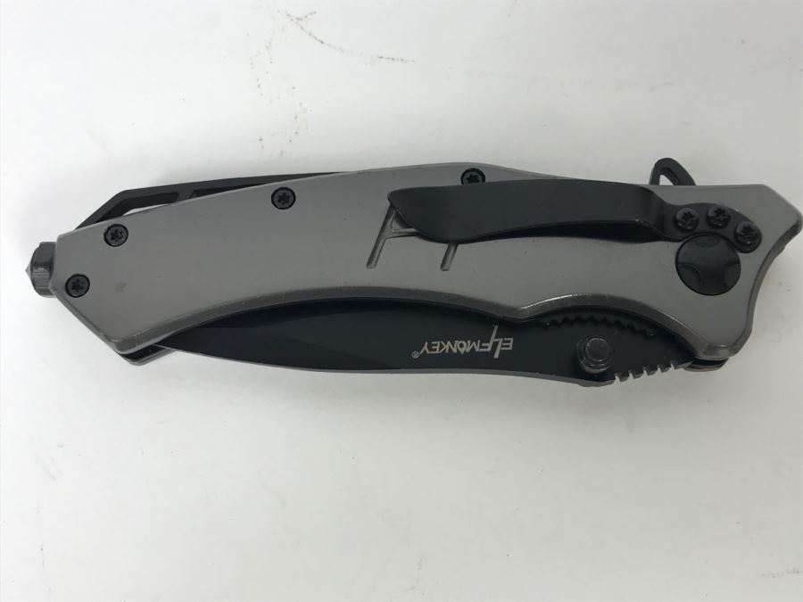 NRA Elf Monkey Folding Lockback Pocket Knife All In 2012 Wayne Lapierre Emblem [Photo 4]
