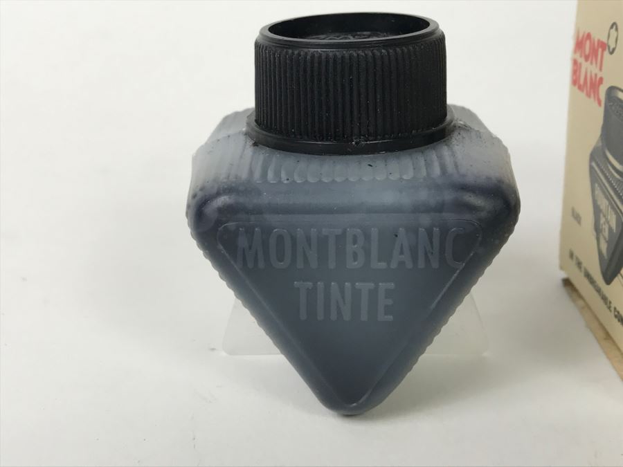Vintage Mont Blanc Black Ink Container With Box [Photo 5]
