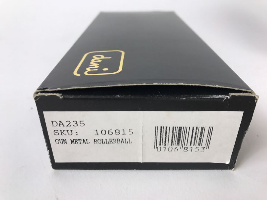 Dani Gun Metal Rollerball Pen New In Original Wood Box [Photo 4]