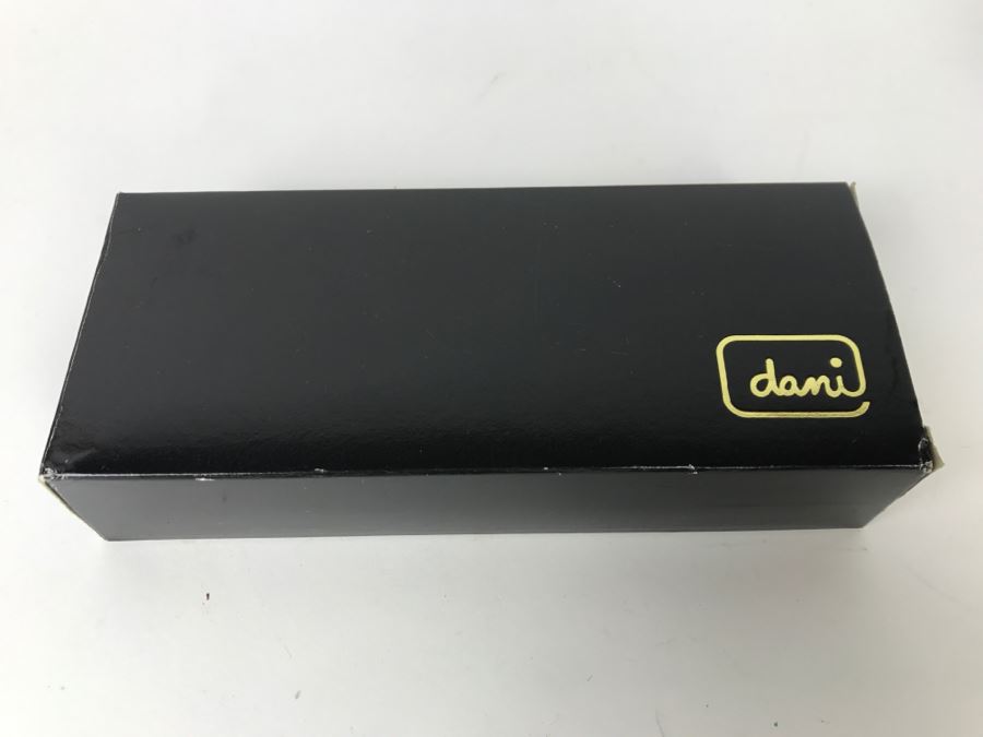 Dani Gun Metal Rollerball Pen New In Original Wood Box [Photo 2]