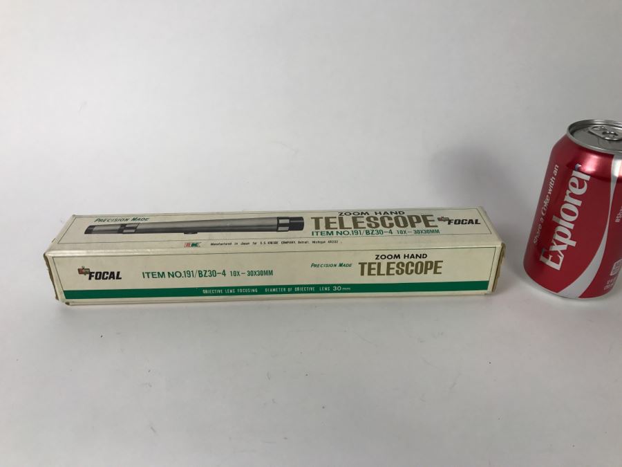 Vintage Zoom Hand Telescope 10X-30X 30mm Made In Japan With Box And Manual [Photo 3]