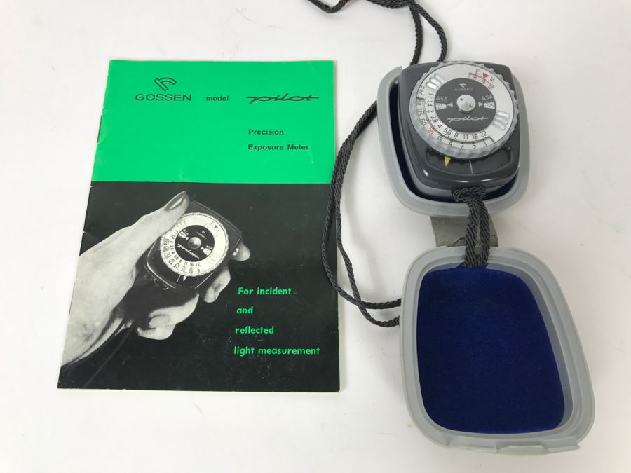 Vintage GOSSEN Pilot Model Precision Exposure Light Meter With Manual [Photo 8]