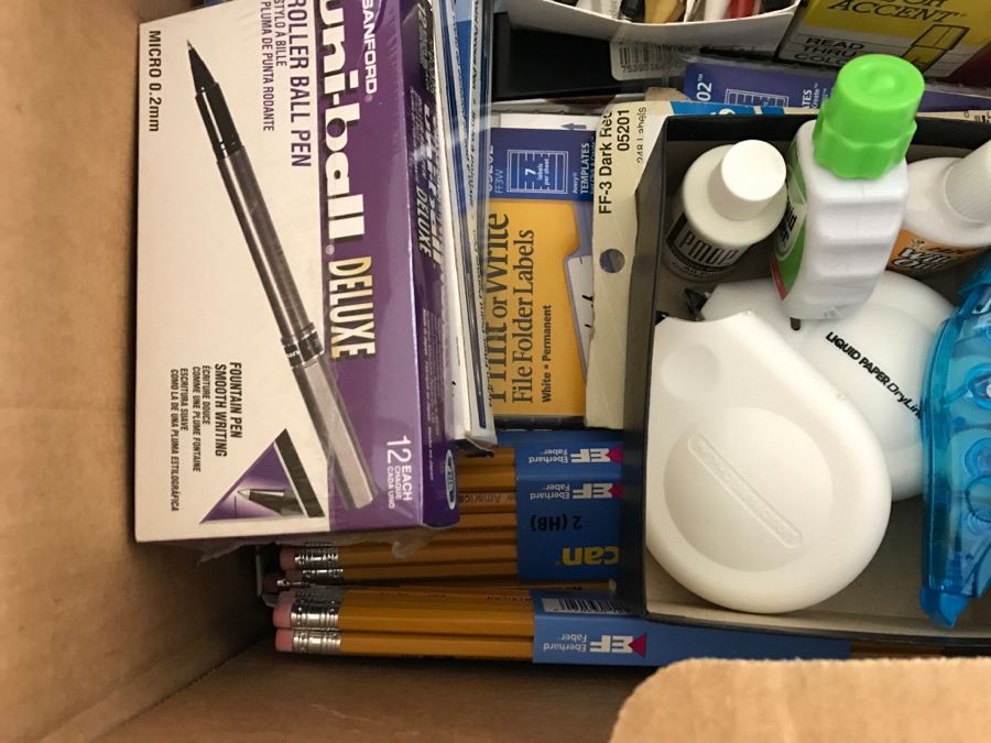 Huge Lot Of Various Office Supplies Including Pens And Pencils [Photo 2]