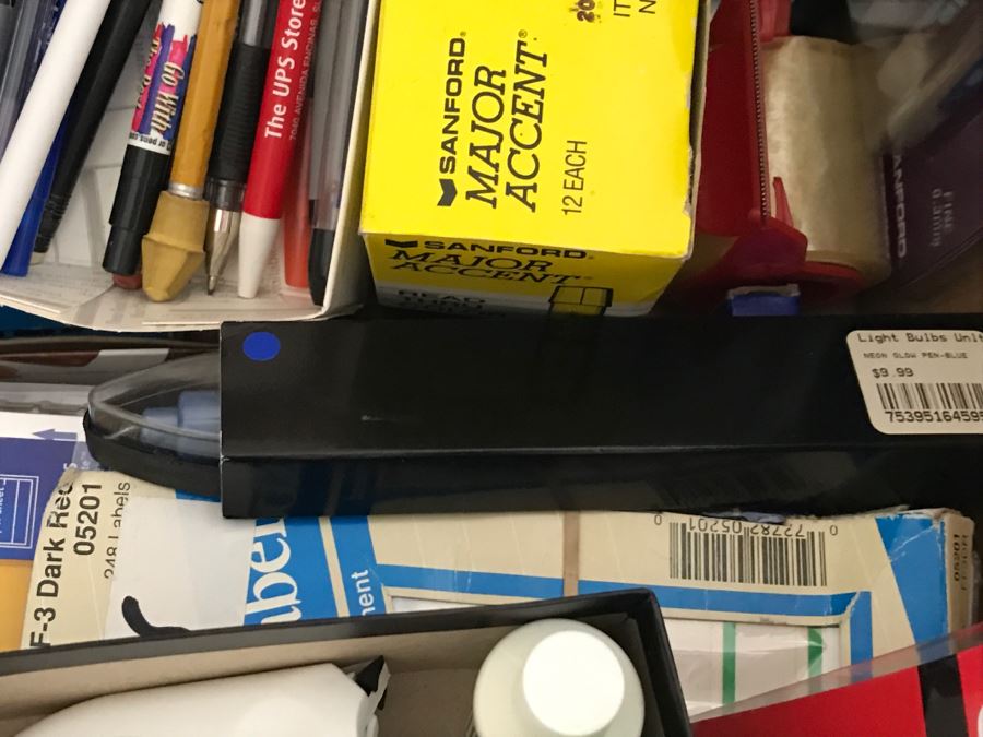 Huge Lot Of Various Office Supplies Including Pens And Pencils [Photo 17]