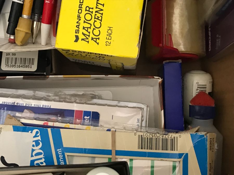 Huge Lot Of Various Office Supplies Including Pens And Pencils [Photo 16]