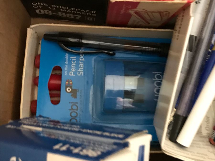 Huge Lot Of Various Office Supplies Including Pens And Pencils [Photo 18]
