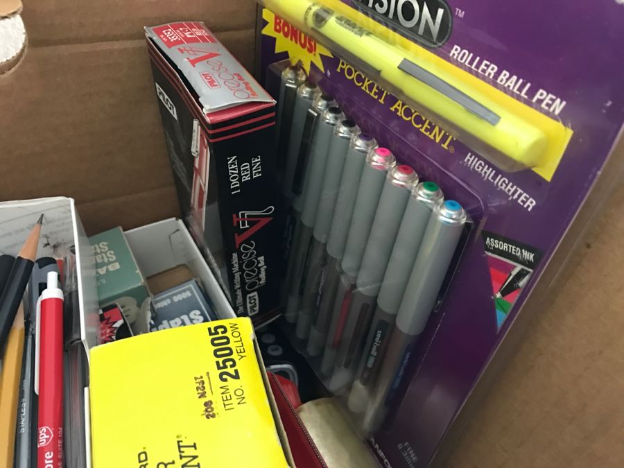 Huge Lot Of Various Office Supplies Including Pens And Pencils [Photo 12]