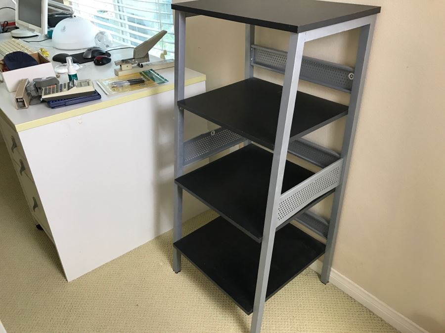 Metal Office 4-Shelf Shelving Unit 19.5'W X 18'D X 42'H [Photo 2]