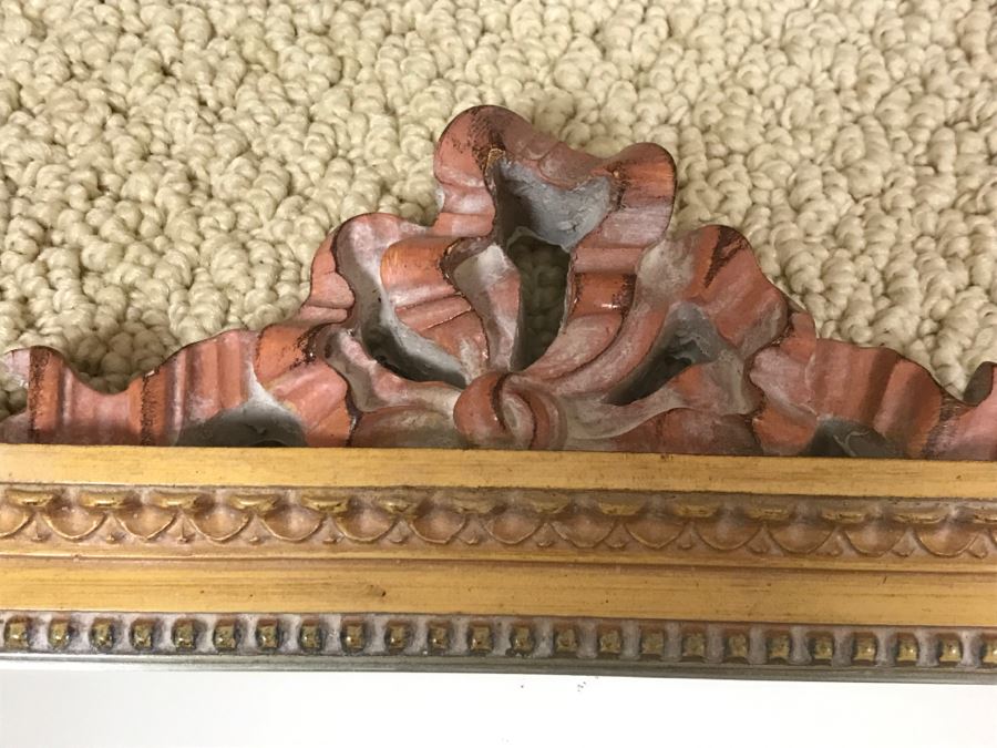 Nice Wooden Wall Mirror 12' X 19' [Photo 4]