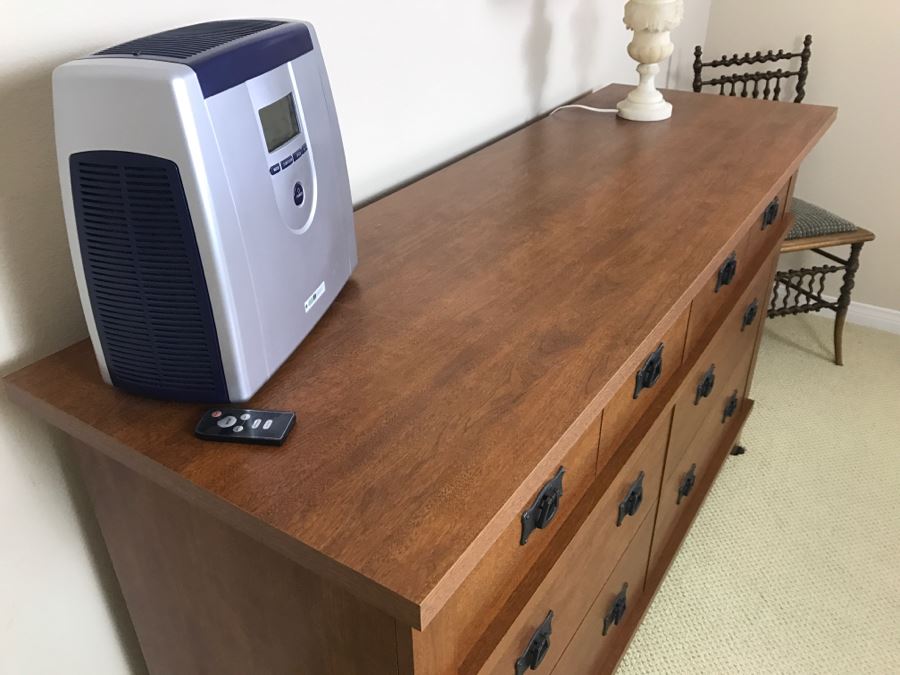 Faux Wood Mission Style Chest Of Drawers 6-Drawer Dresser By Sauder 59'W X 19.5'D X 34'H [Photo 4]