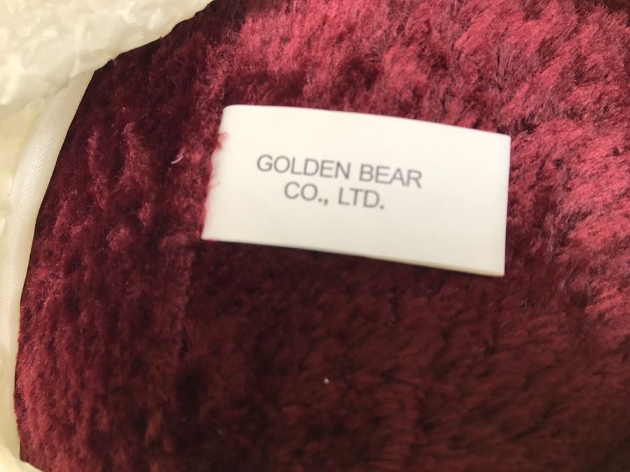 Teddy Bear By Golden Bear Co With Vintage Lace Embroidered Dress [Photo 4]