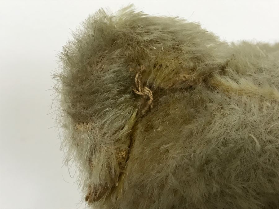 Antique 100+ Year Old Jointed Teddy Bear - See Photos For Condition Issues Like Missing One Eye [Photo 14]