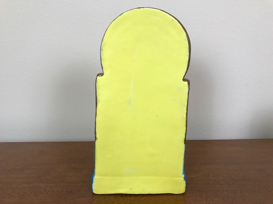 Hand Painted India Sculpture Hand Molded And Fired In India From Ganges River Clay For Jai Bhagavan Ltd [Photo 7]