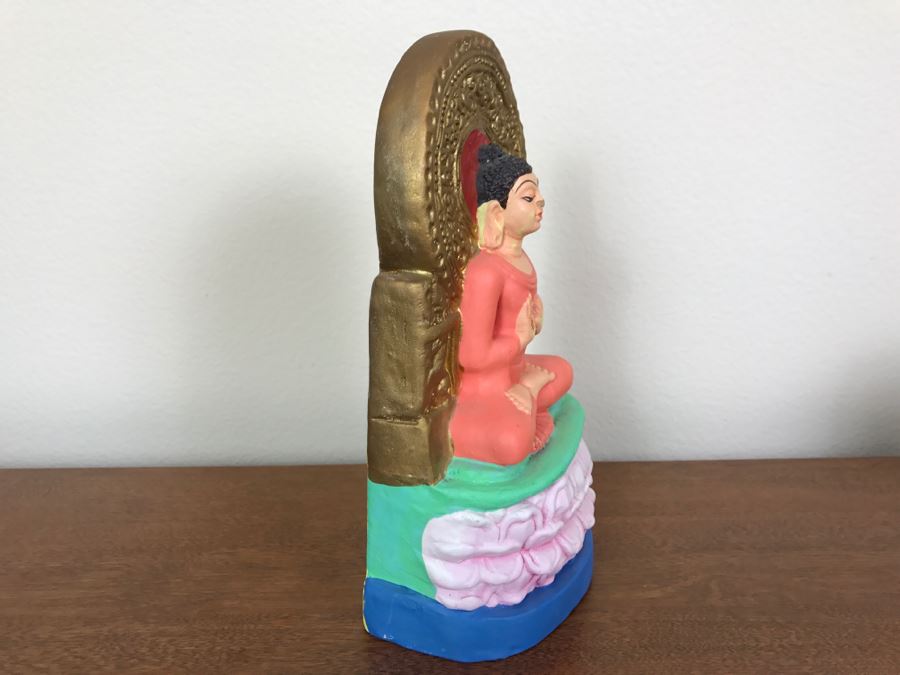 Hand Painted India Sculpture Hand Molded And Fired In India From Ganges River Clay For Jai Bhagavan Ltd [Photo 6]