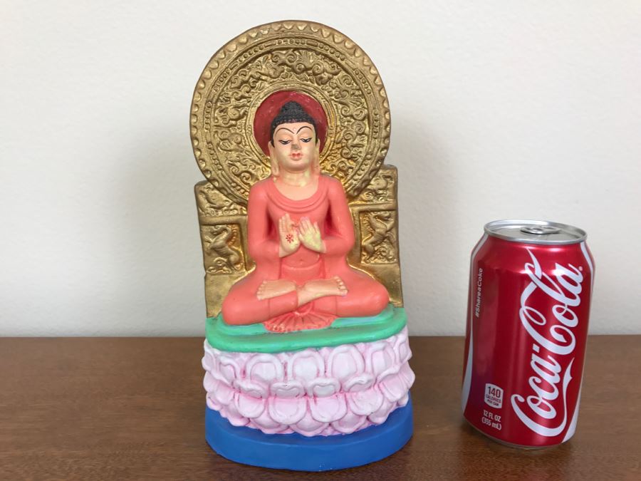 Hand Painted India Sculpture Hand Molded And Fired In India From Ganges River Clay For Jai Bhagavan Ltd [Photo 1]