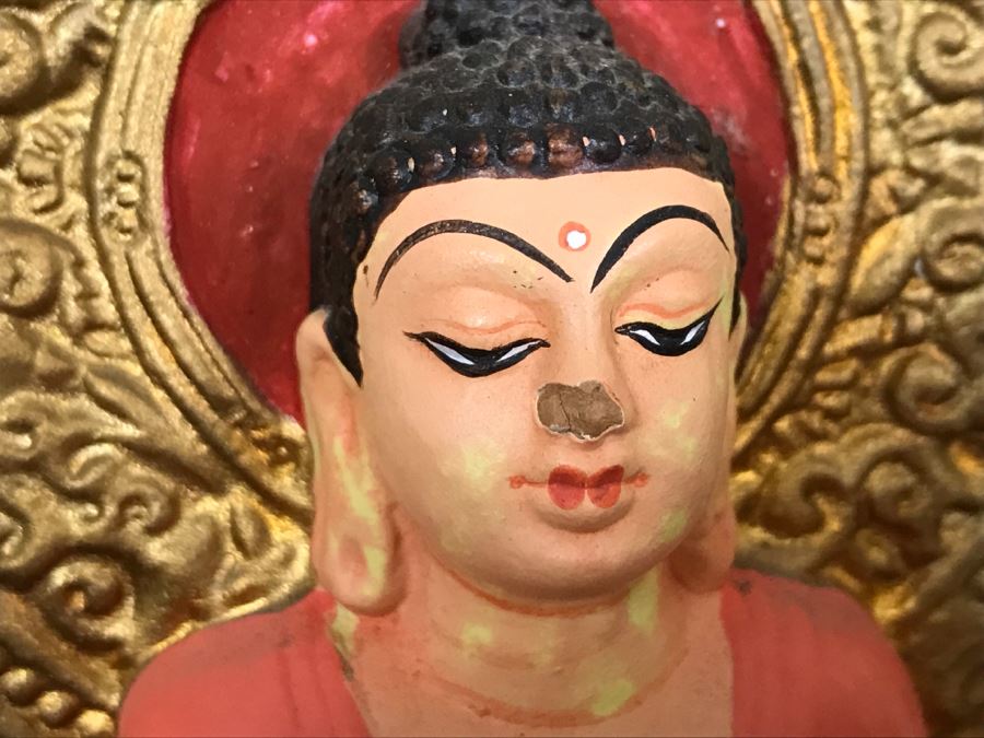 Hand Painted India Sculpture Hand Molded And Fired In India From Ganges River Clay For Jai Bhagavan Ltd [Photo 5]