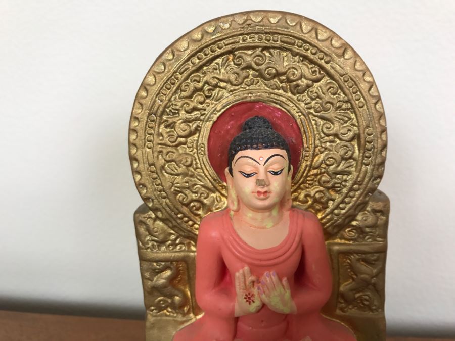 Hand Painted India Sculpture Hand Molded And Fired In India From Ganges River Clay For Jai Bhagavan Ltd [Photo 4]
