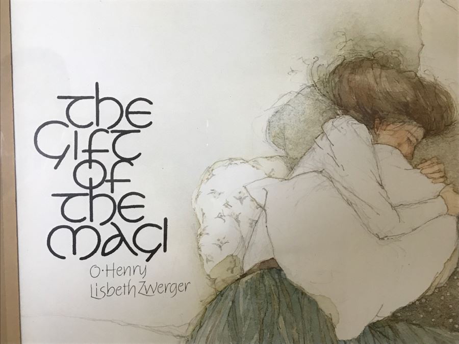 Framed Poster Print Of The Gift Of The Magi O Henry Lisbeth Zwerger [Photo 3]