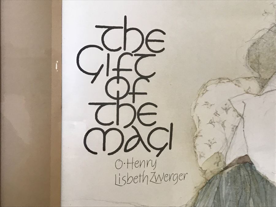 Framed Poster Print Of The Gift Of The Magi O Henry Lisbeth Zwerger [Photo 4]