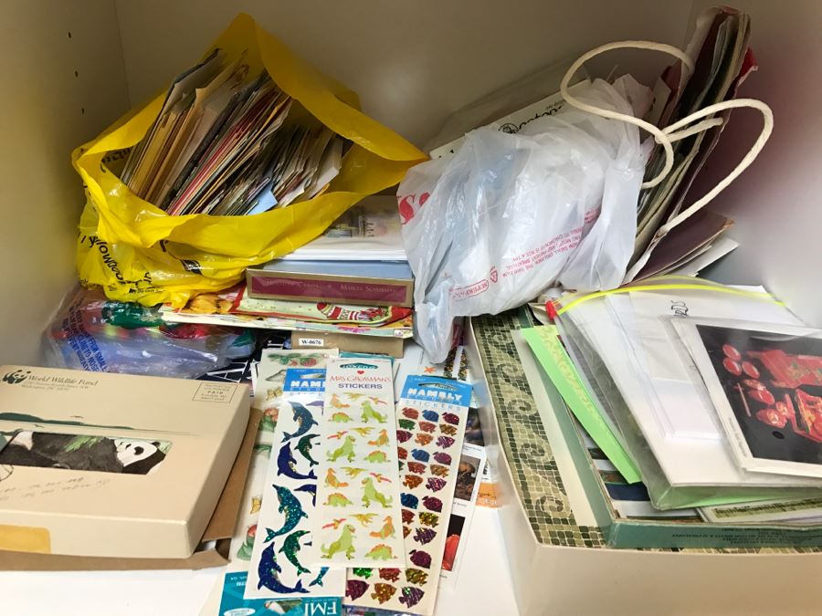 Huge Lot Of Various Greeting Cards, Stickers And Postcards [Photo 6]