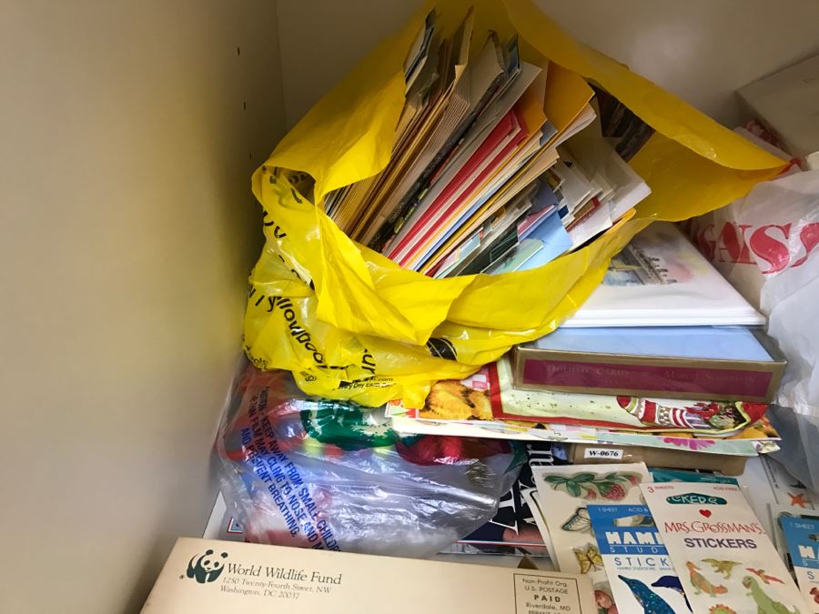 Huge Lot Of Various Greeting Cards, Stickers And Postcards [Photo 3]