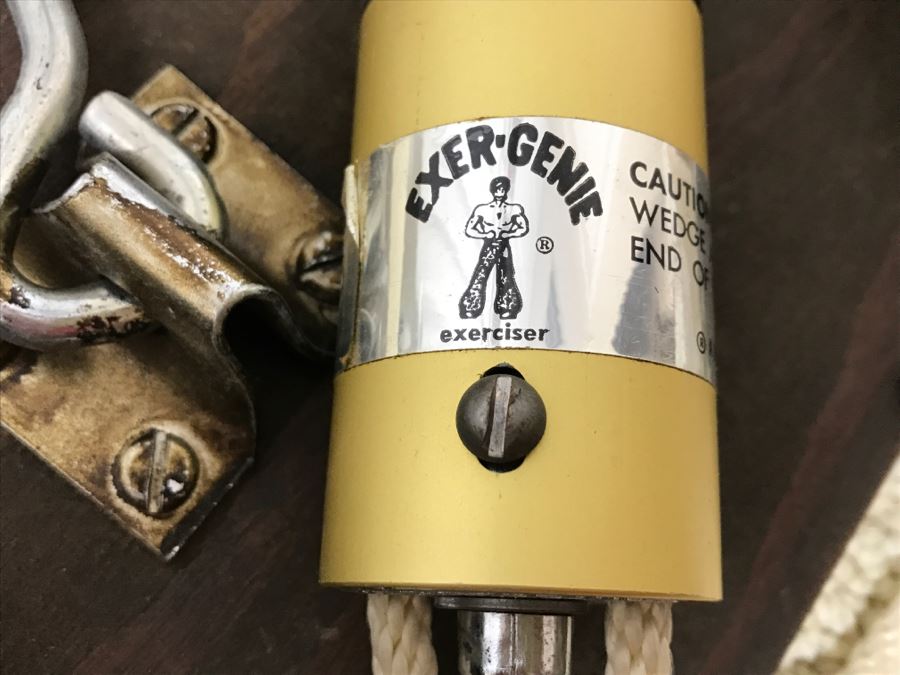 Vintage 1968 Excercise Equipment 'Exer-Genie' Exerciser By Nevin Physical Fitness With Manual And Original Box - Used To Train Astronauts And Professional Athletes [Photo 4]